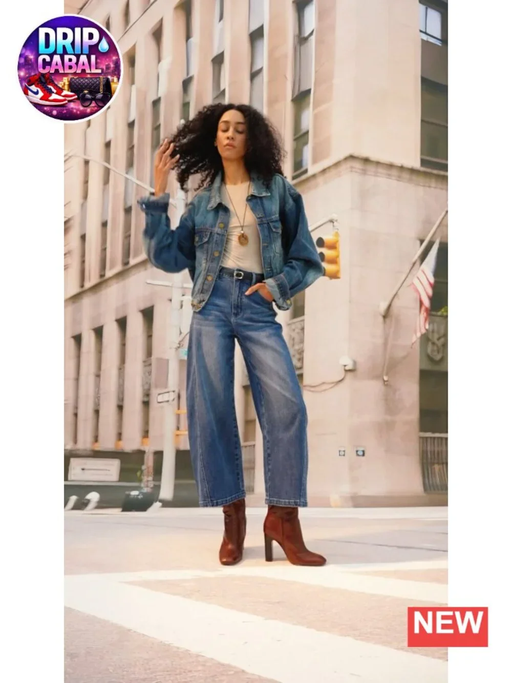High Waisted Wide Leg Barrel Jeans for Women Stretchy Baggy Y2K Ankle Denim